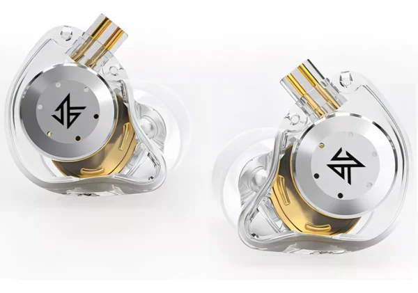 D_NQ_NP_2X_979215-MLA82484715071_022025-F Auriculares KZ EDX PRO de 10mm - Clear (blanco, transparente, claro) - Doble circuito magnético, unidad dinámica, auriculares de graves HIFI, auriculares deportivos con cancelación de ruido ZSN PRO ZSTX ZVX - Clear